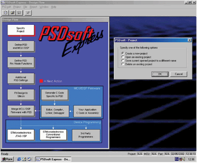 Главное окно PSDSoft Express