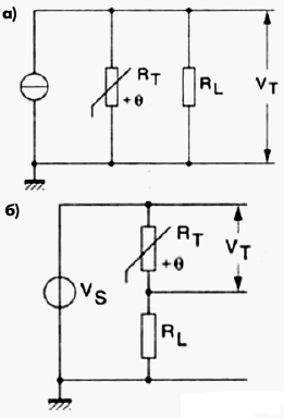 Линеаризация с помощью фиксированного резистора RL