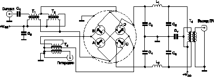 Двойной балансный смеситель на полевых транзисторах