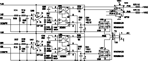 Приниципиальная схема индивидуаьной гальванической развязки каналов модуля LC-227